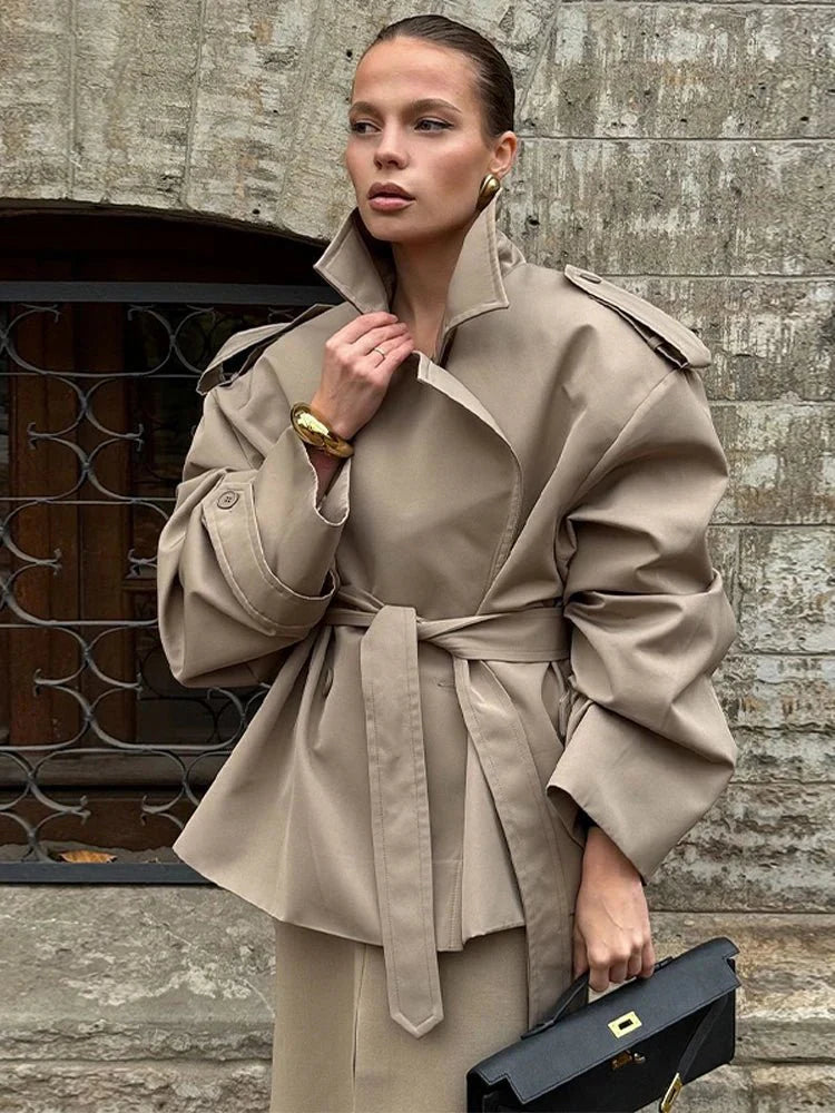 Mirla | Croppad Trenchcoat-Eva Jonsson