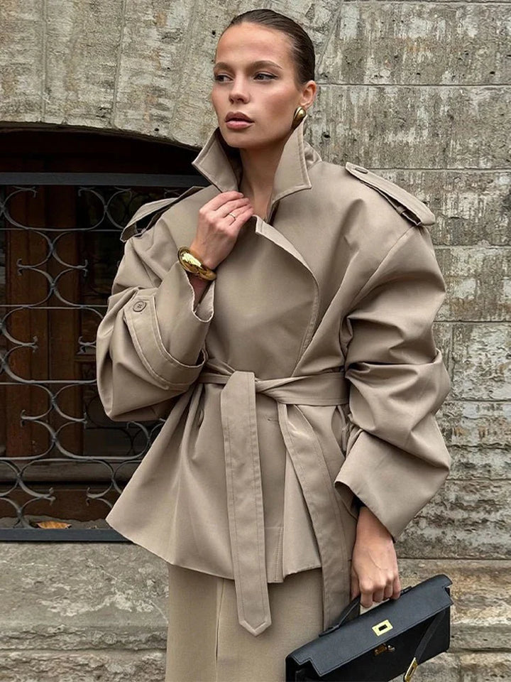 Mirla | Croppad Trenchcoat-Eva Jonsson