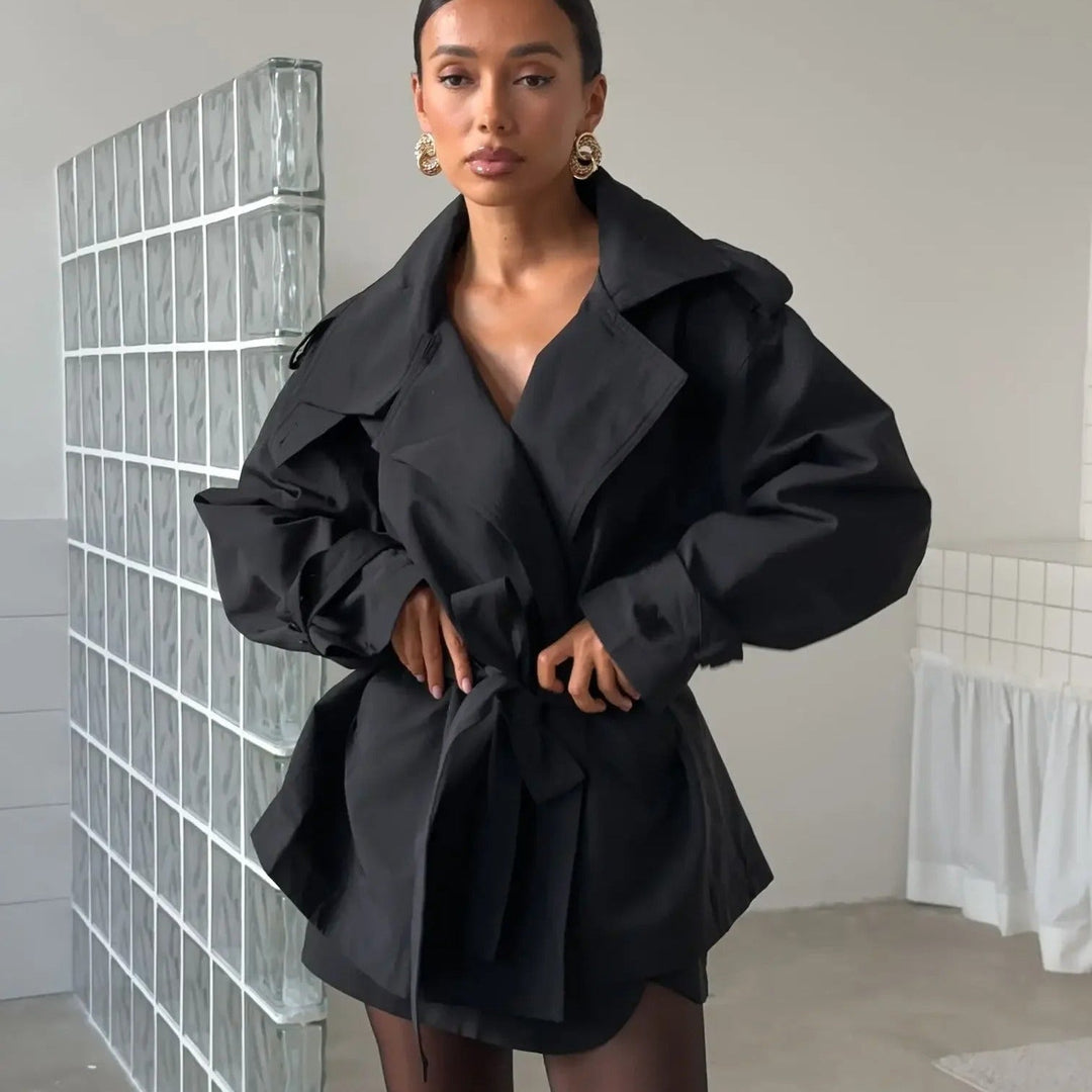 Mirla | Croppad Trenchcoat-Eva Jonsson
