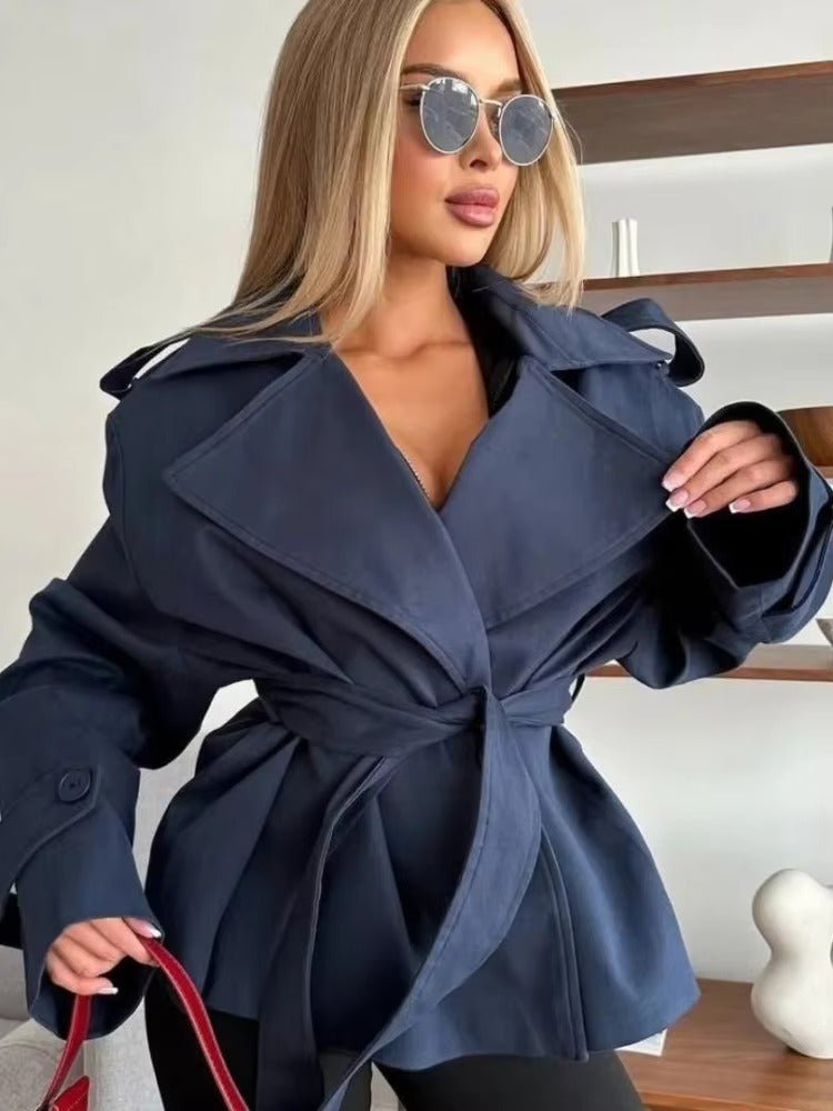 Mirla | Croppad Trenchcoat-Eva Jonsson