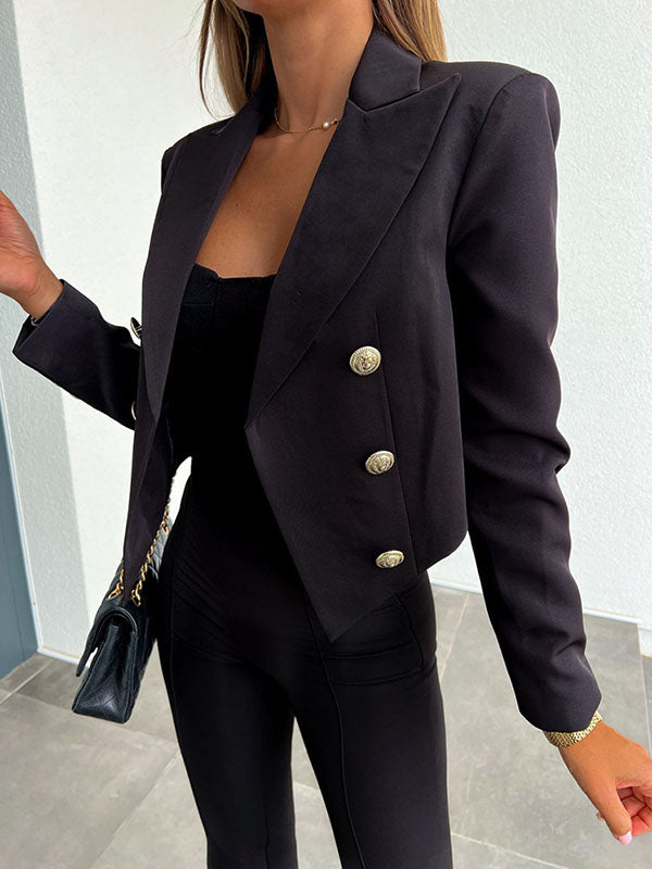 Mirla | Cropped Blazer för modern elegans och stil för kvinnor-Eva Jonsson