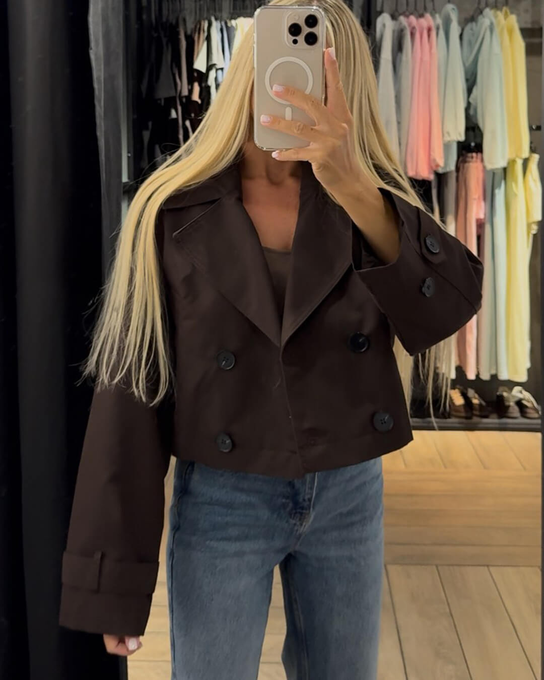 Mirla | Cropped Trenchcoat-Eva Jonsson