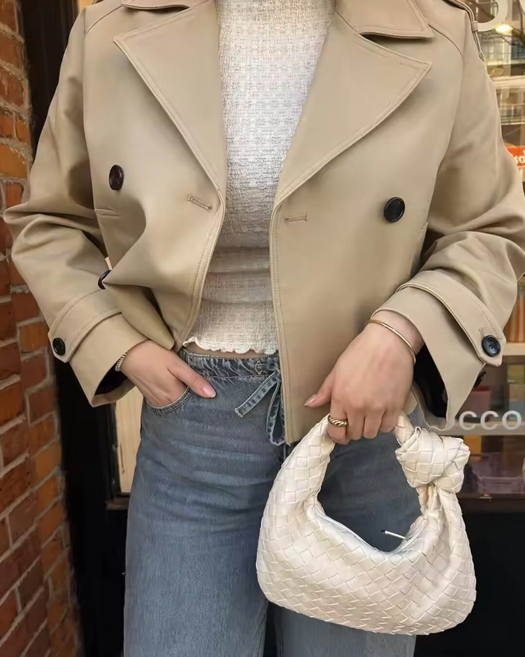 Mirla | Cropped Trenchcoat-Eva Jonsson