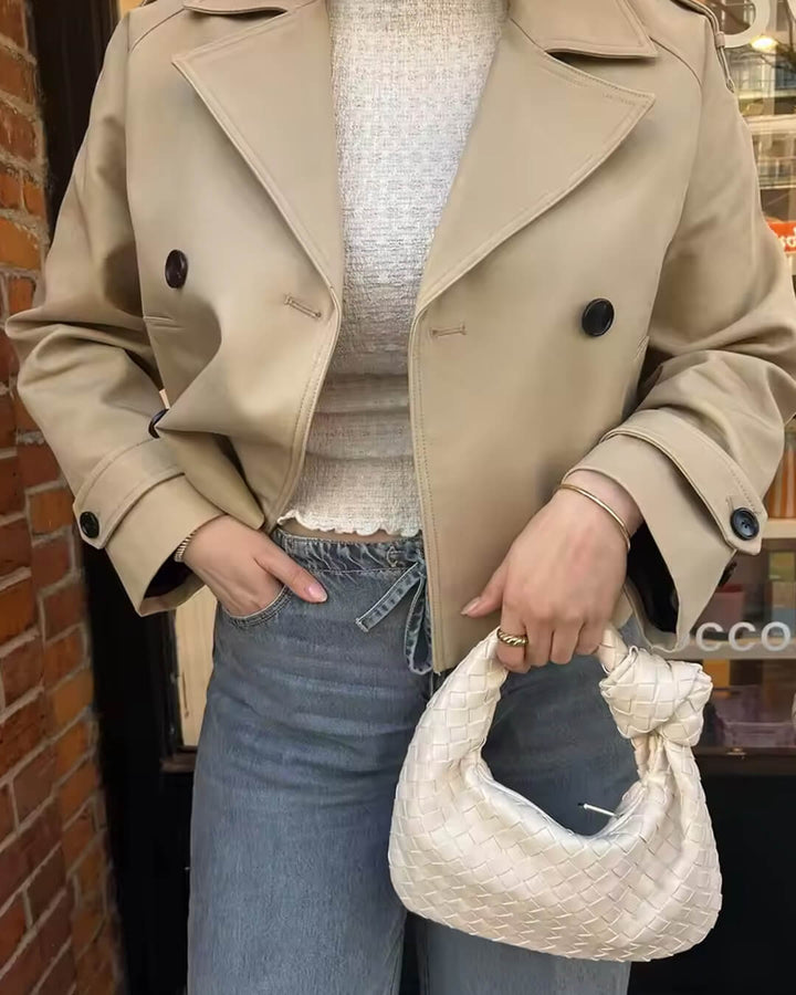 Mirla | Cropped Trenchcoat-Eva Jonsson