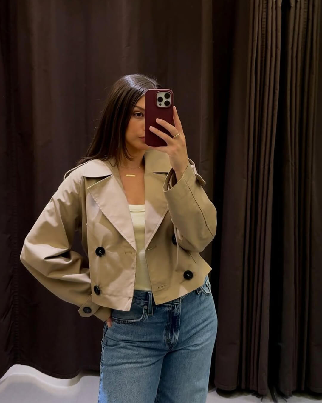 Mirla | Cropped Trenchcoat-Eva Jonsson