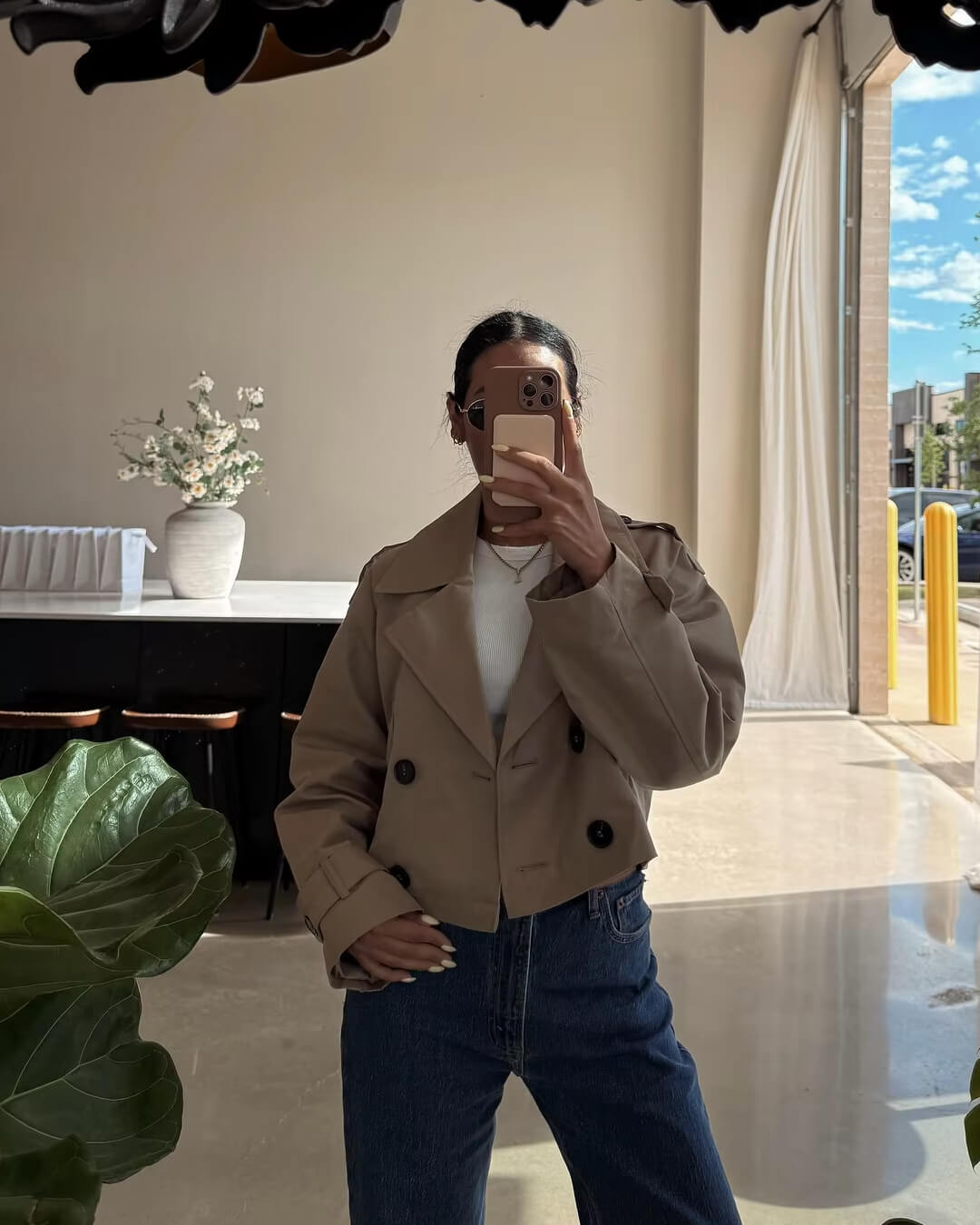 Mirla | Cropped Trenchcoat-Eva Jonsson