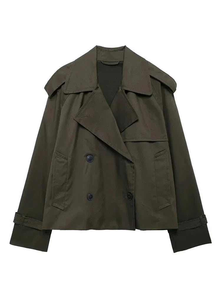 Mirla | Cropped Trenchcoat-Eva Jonsson