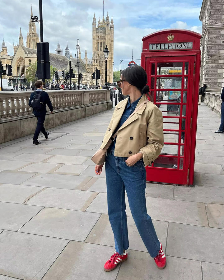 Mirla | Cropped Trenchcoat-Eva Jonsson