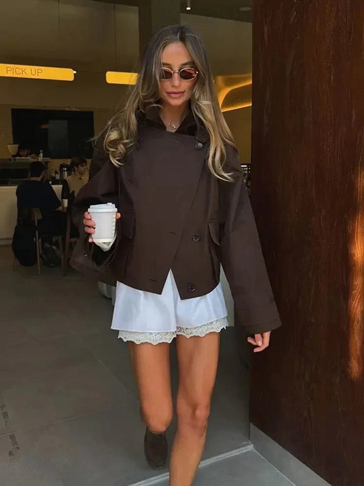 Mirla | Cropped Trenchcoat-Eva Jonsson
