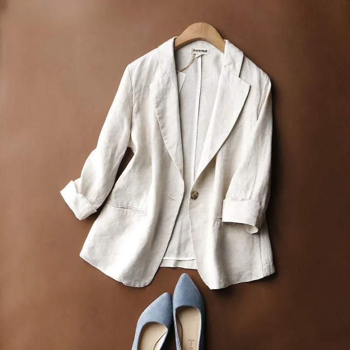 Mirla | Daly Chic Minimalist Linne Blazer-Eva Jonsson