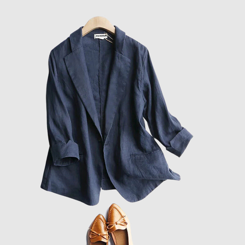 Mirla | Daly Chic Minimalist Linne Blazer-Eva Jonsson