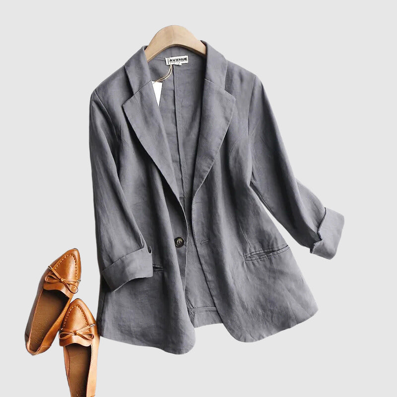 Mirla | Daly Chic Minimalist Linne Blazer-Eva Jonsson