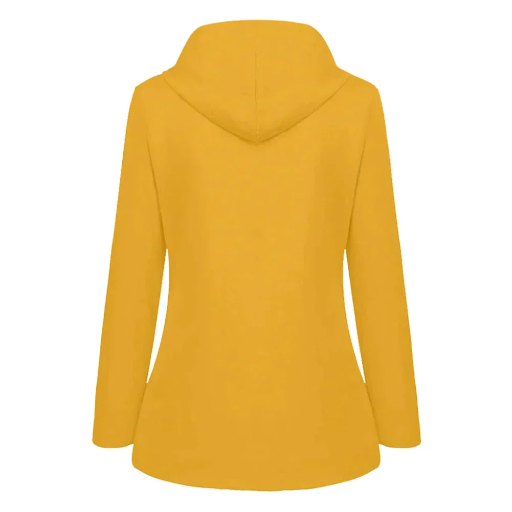Mirla | Dam A-Linje Långärmad Tröja Hoodie-Eva Jonsson