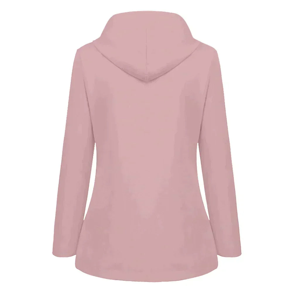 Mirla | Dam A-Linje Långärmad Tröja Hoodie-Eva Jonsson
