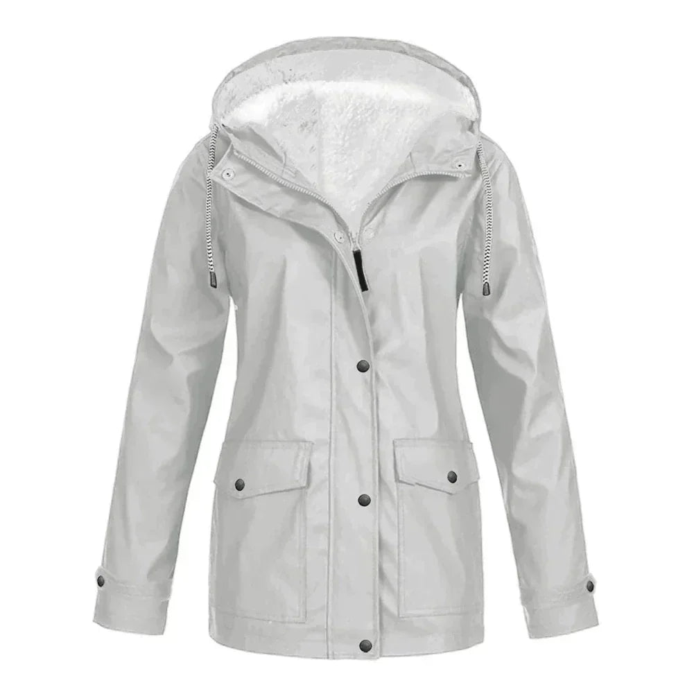 Mirla | Dam A-Linje Långärmad Tröja Hoodie-Eva Jonsson