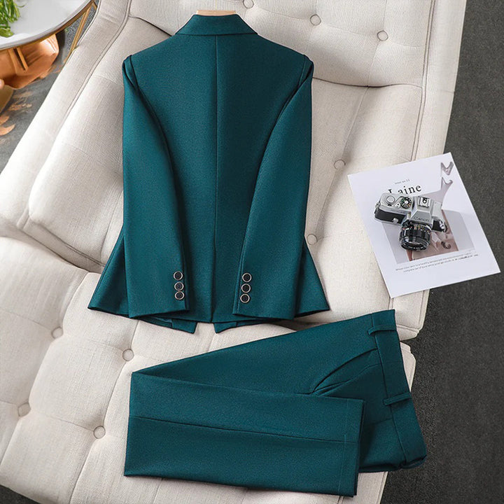 Mirla | Dam Blazer & Byxa Set – Tidlös & Mångsidig-Eva Jonsson