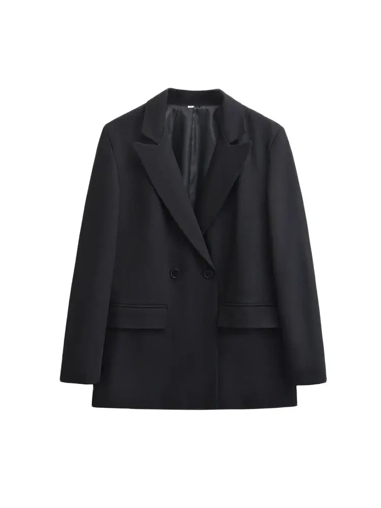 Mirla | Dam Blazer - Strukturerad med dubbel knappslå-Eva Jonsson