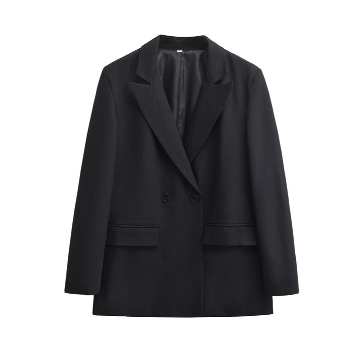 Mirla | Dam Blazer - Strukturerad med dubbel knappslå-Eva Jonsson