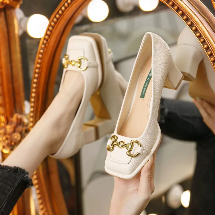 Mirla | Dam Blockklack Pumps-Eva Jonsson