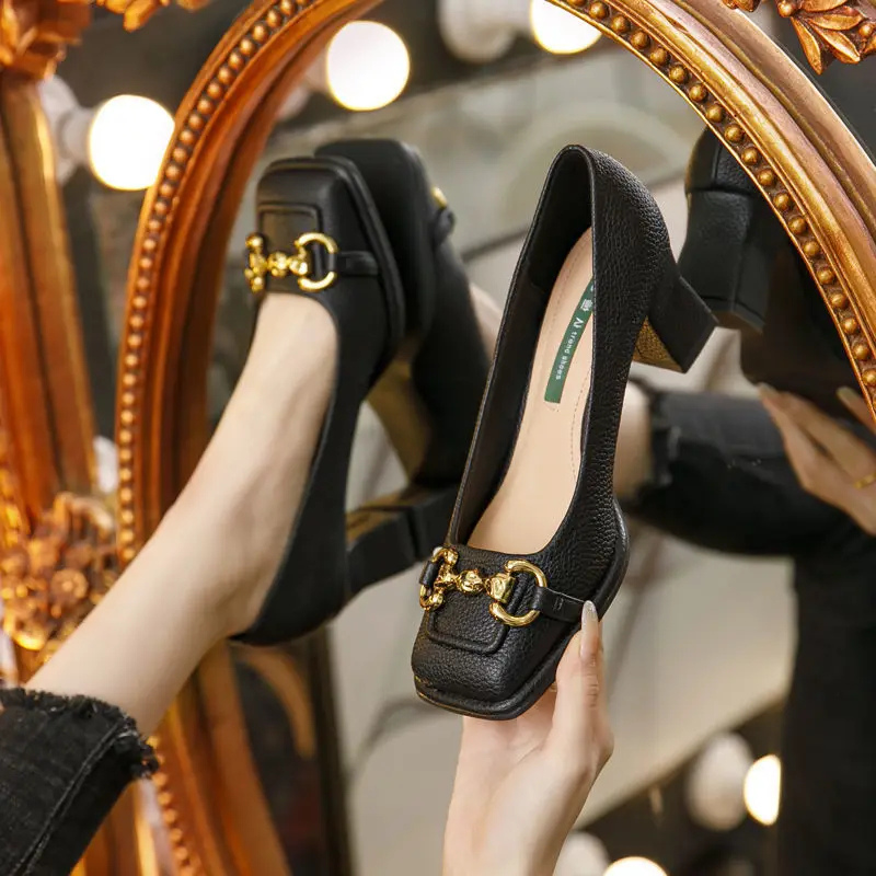 Mirla | Dam Blockklack Pumps-Eva Jonsson