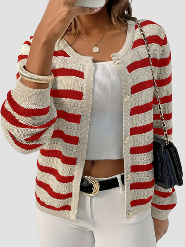 Mirla | Dam-Cardigan Av Mjuk Stickning-Eva Jonsson
