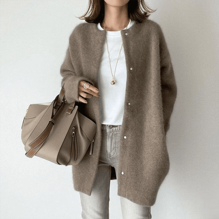 Mirla | Dam Cardigan - Mjuk tyg för alla tillfällen-Eva Jonsson