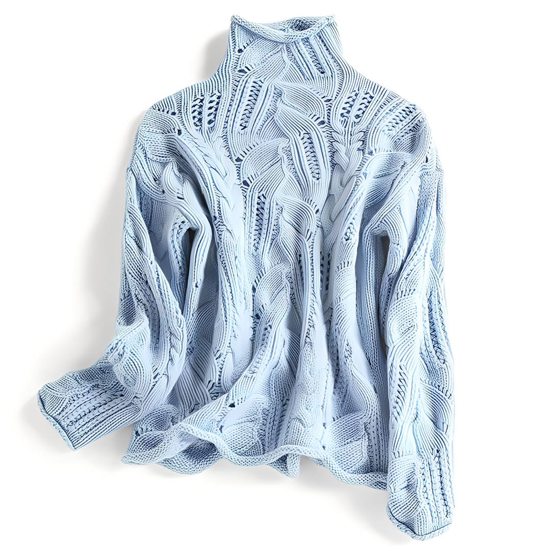 Mirla | Dam Cashmere Tröja med Speciella Detaljer-Eva Jonsson