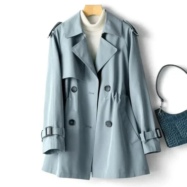 Mirla | Dam Dubbelknäppt Trenchcoat-Eva Jonsson