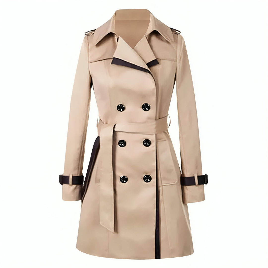 Mirla | Dam Dubbelknäppt Trenchcoat-Eva Jonsson