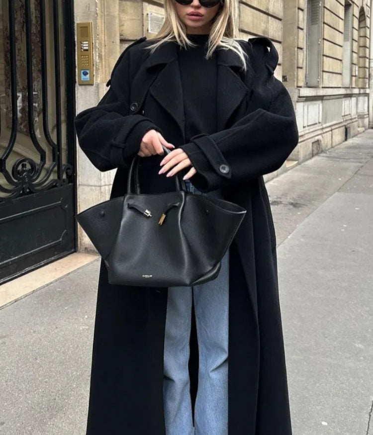 Mirla | Dam Dubbelknäppt Trenchcoat-Eva Jonsson