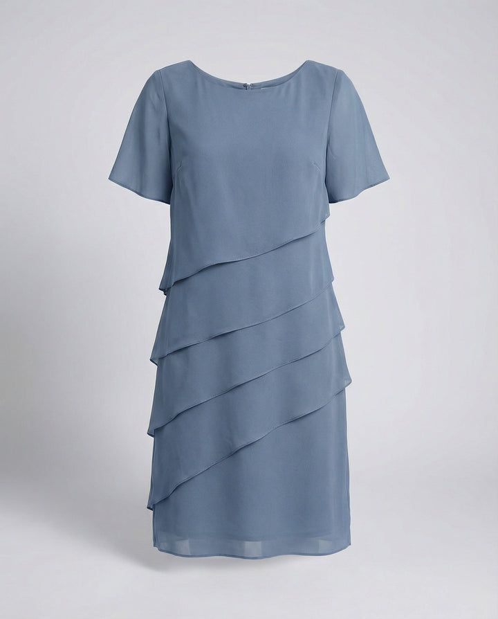 Mirla | Dam Elegant Slimmande Klänning, Figurformad & Feminin Skuren-Eva Jonsson