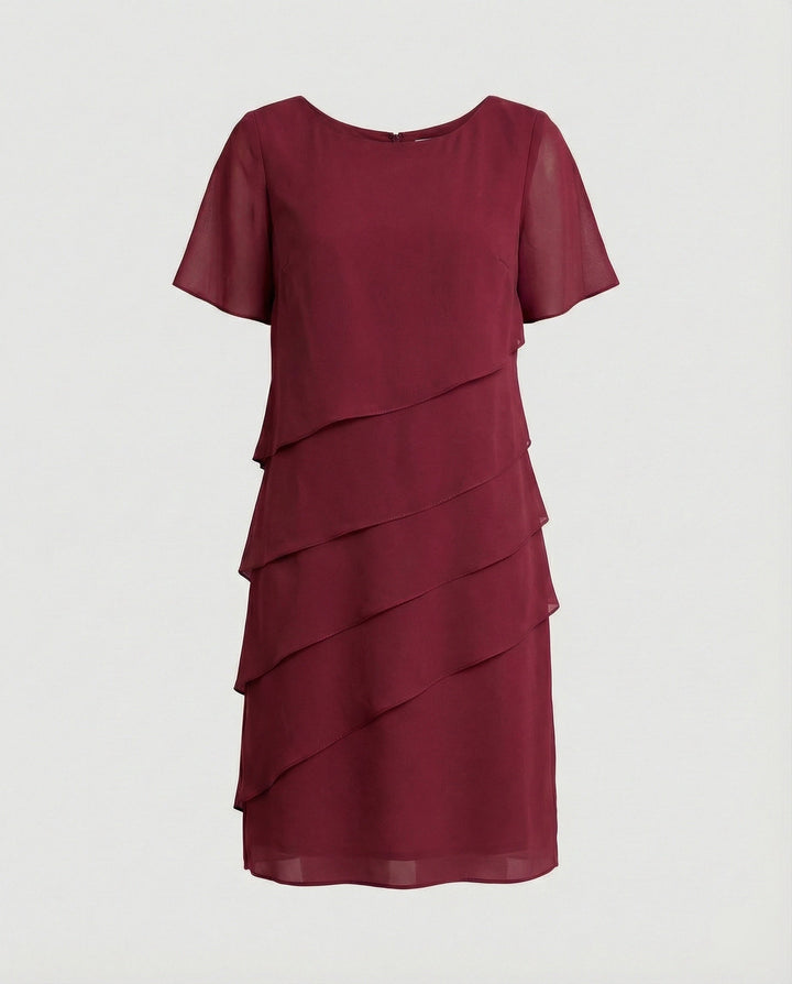 Mirla | Dam Elegant Slimmande Klänning, Figurformad & Feminin Skuren-Eva Jonsson