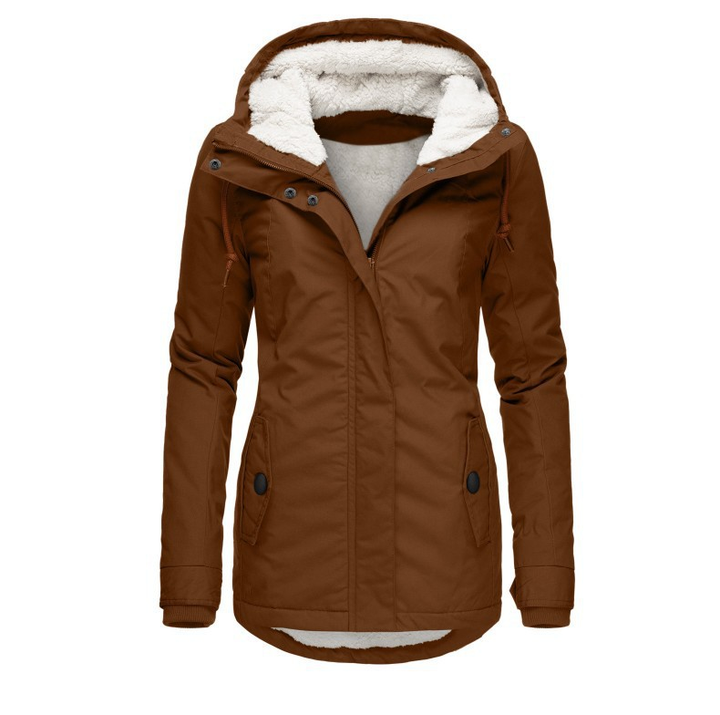 Mirla | Dam Fleecefodrad Hoodie-Eva Jonsson