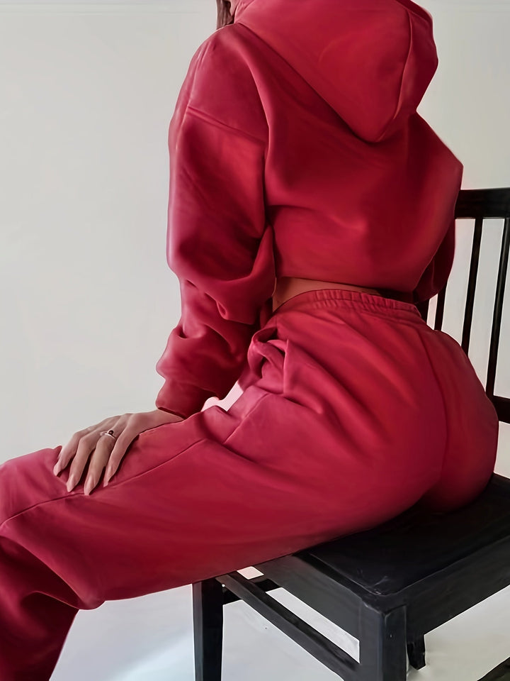 Mirla | Dam Fritid Hoodie och Joggingbyxor-Eva Jonsson