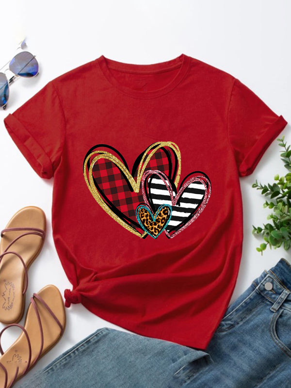 Mirla | Dam Grafiktryck Kortärmad T-shirt-Eva Jonsson