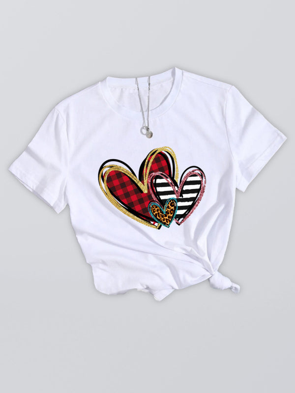 Mirla | Dam Grafiktryck Kortärmad T-shirt-Eva Jonsson