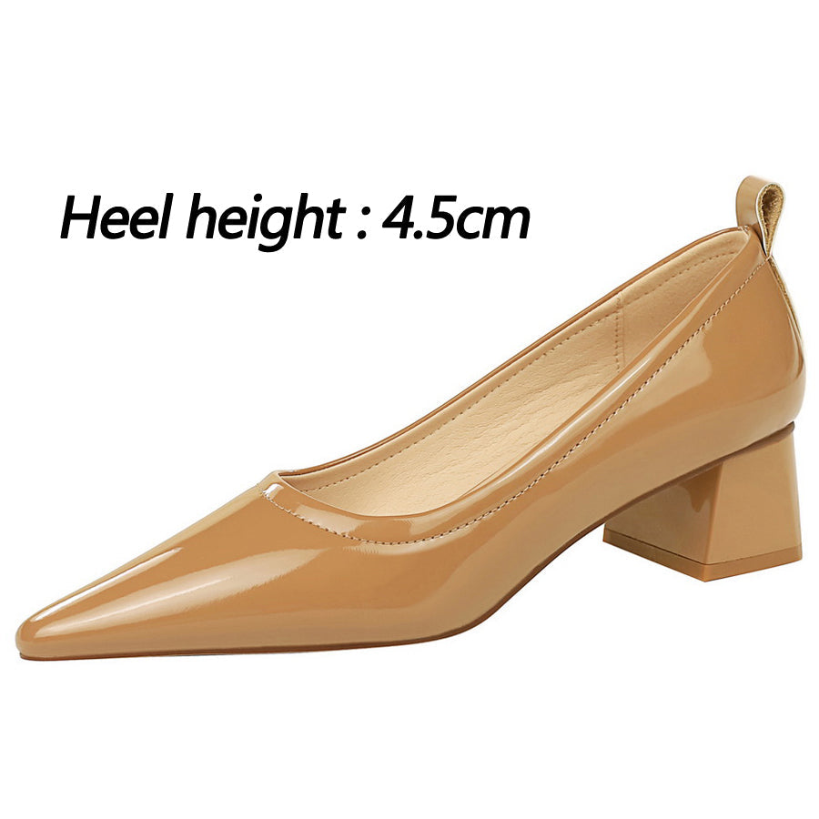 Mirla | Dam High Heels Spets Professionella Ol Dam Skor 4.5Cm-Eva Jonsson