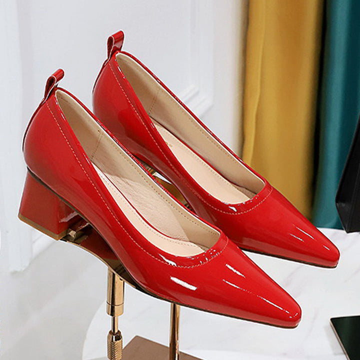 Mirla | Dam High Heels Spets Professionella Ol Dam Skor 4.5Cm-Eva Jonsson