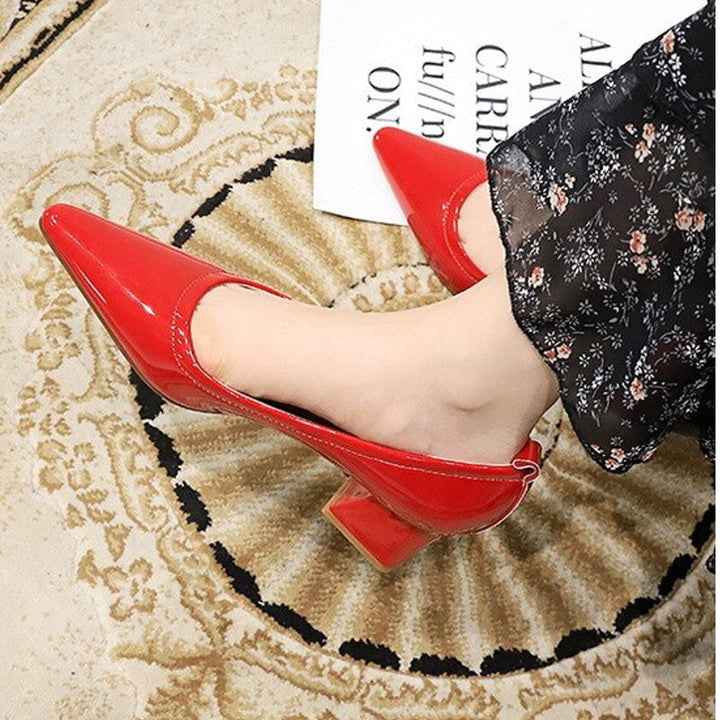 Mirla | Dam High Heels Spets Professionella Ol Dam Skor 4.5Cm-Eva Jonsson