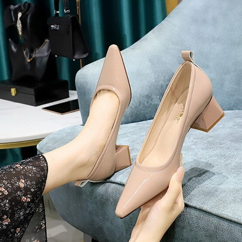 Mirla | Dam High Heels Spets Professionella Ol Dam Skor 4.5Cm-Eva Jonsson
