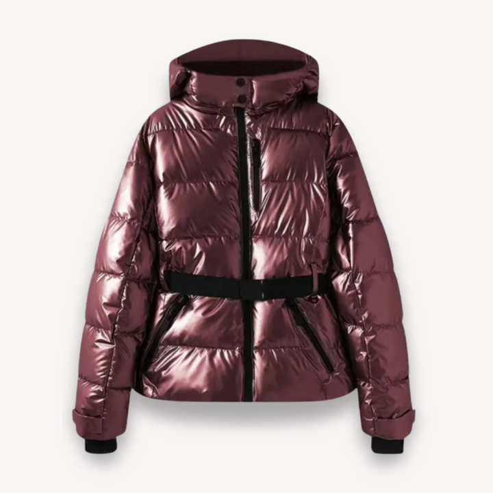 Mirla | Dam Hooded Midjacka med Bältesfickor-Eva Jonsson