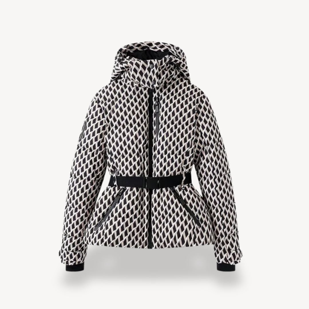 Mirla | Dam Hooded Midjacka med Bältesfickor-Eva Jonsson