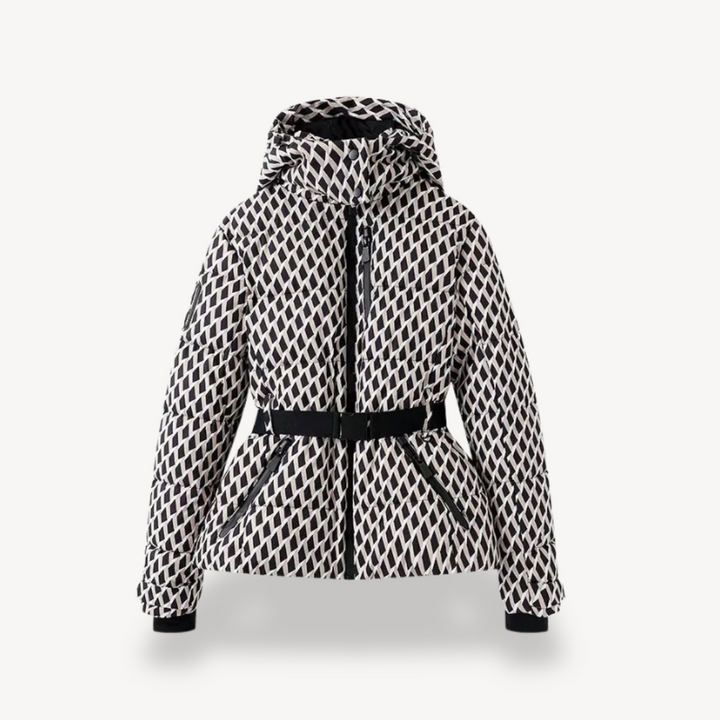 Mirla | Dam Hooded Midjacka med Bältesfickor-Eva Jonsson