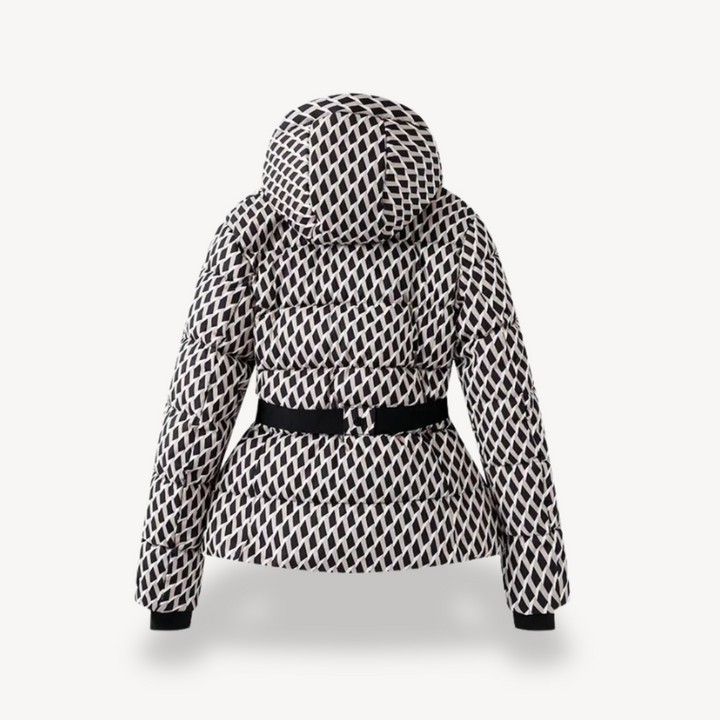 Mirla | Dam Hooded Midjacka med Bältesfickor-Eva Jonsson