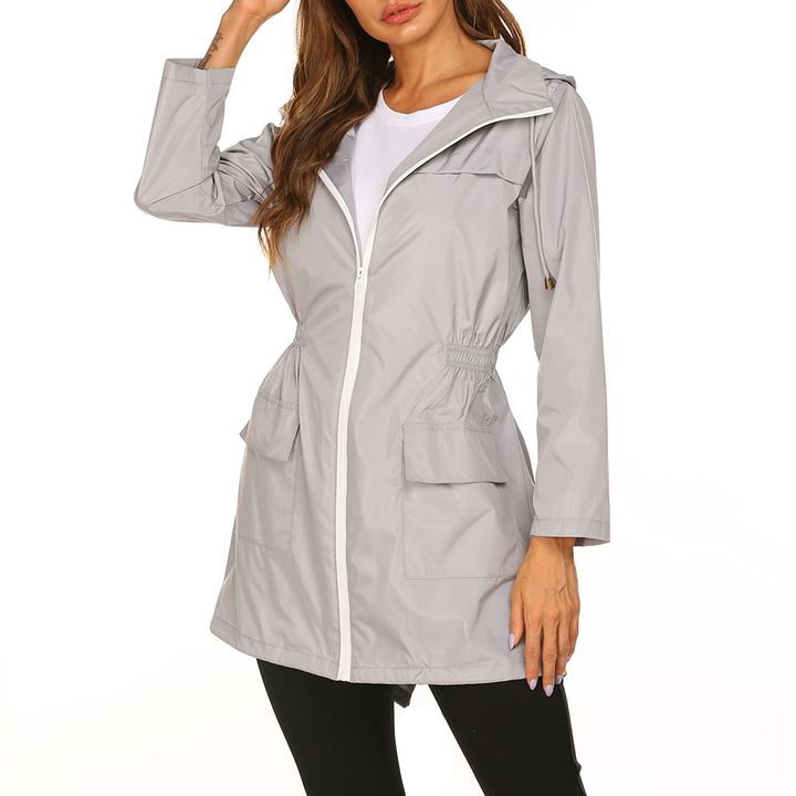 Mirla | Dam Hooded Rain Jacket-Eva Jonsson