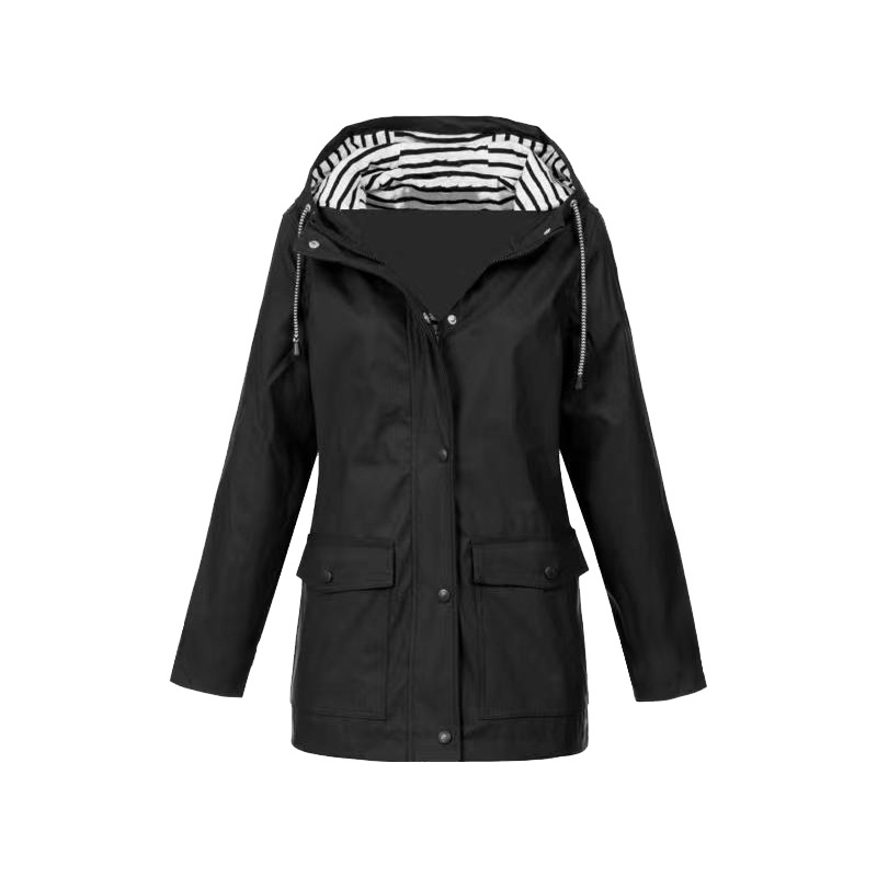 Mirla | Dam Hoodie I Medellång Längd-Eva Jonsson