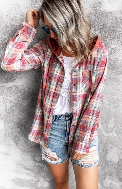 Mirla | Dam Hoodie Knapp-Ned Fritids T-shirt Jacka-Eva Jonsson