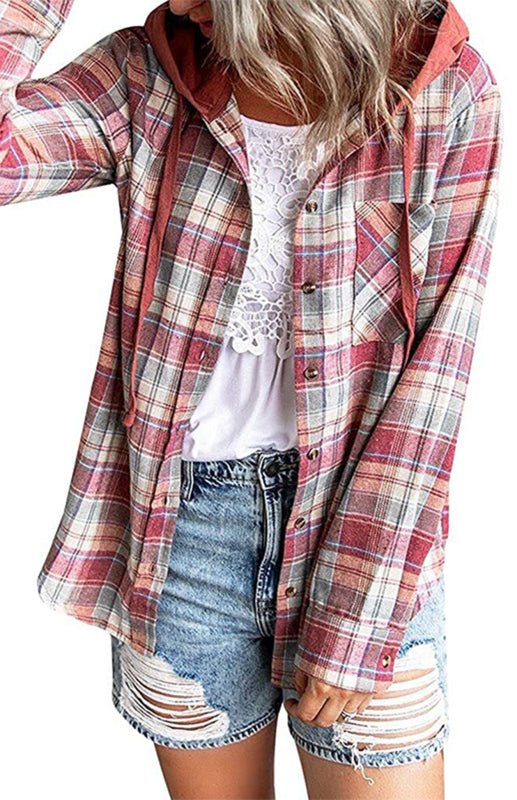 Mirla | Dam Hoodie Knapp-Ned Fritids T-shirt Jacka-Eva Jonsson