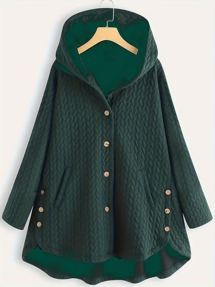 Mirla | Dam Hoodie Loose Fit - Överdimensionerad Vinterjacka-Eva Jonsson