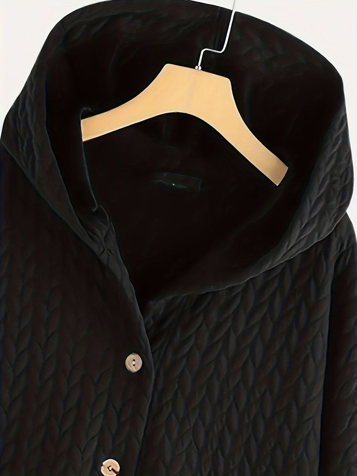 Mirla | Dam Hoodie Loose Fit - Överdimensionerad Vinterjacka-Eva Jonsson